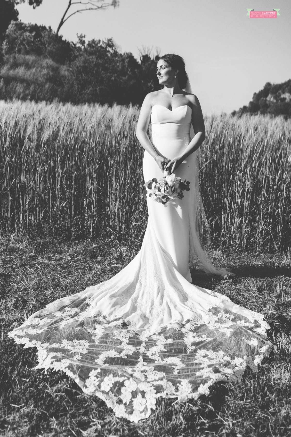 rachel lambert photography destination wedding photographer Borgo di Tragliata rome italy bride black and white