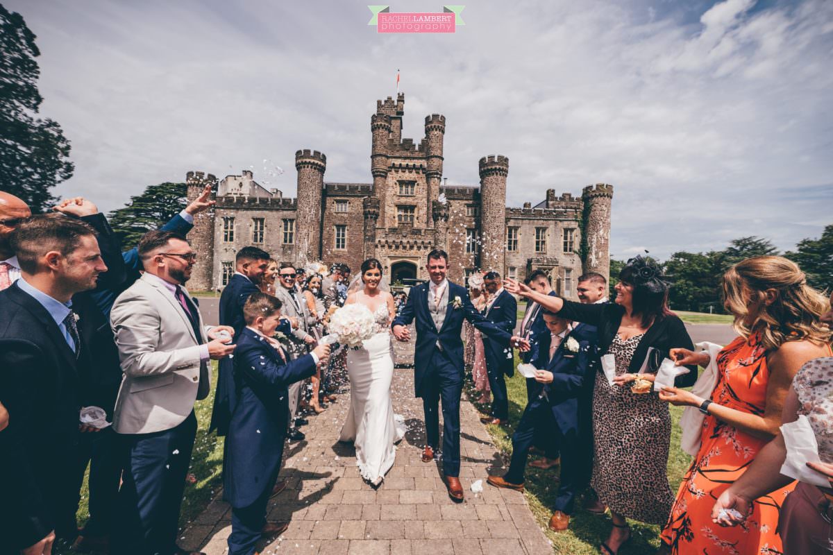 cardiff wedding photographer hensol castle weddings rachel lambert photography confetti shot