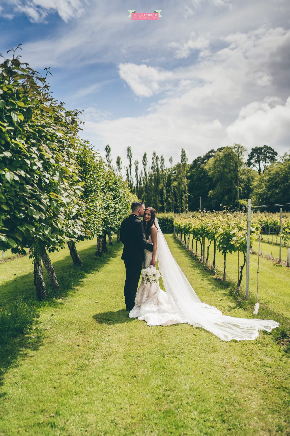 Cardiff Wedding Photographer Llanerch Vineyard rachel lambert photography bride and groom couple shots