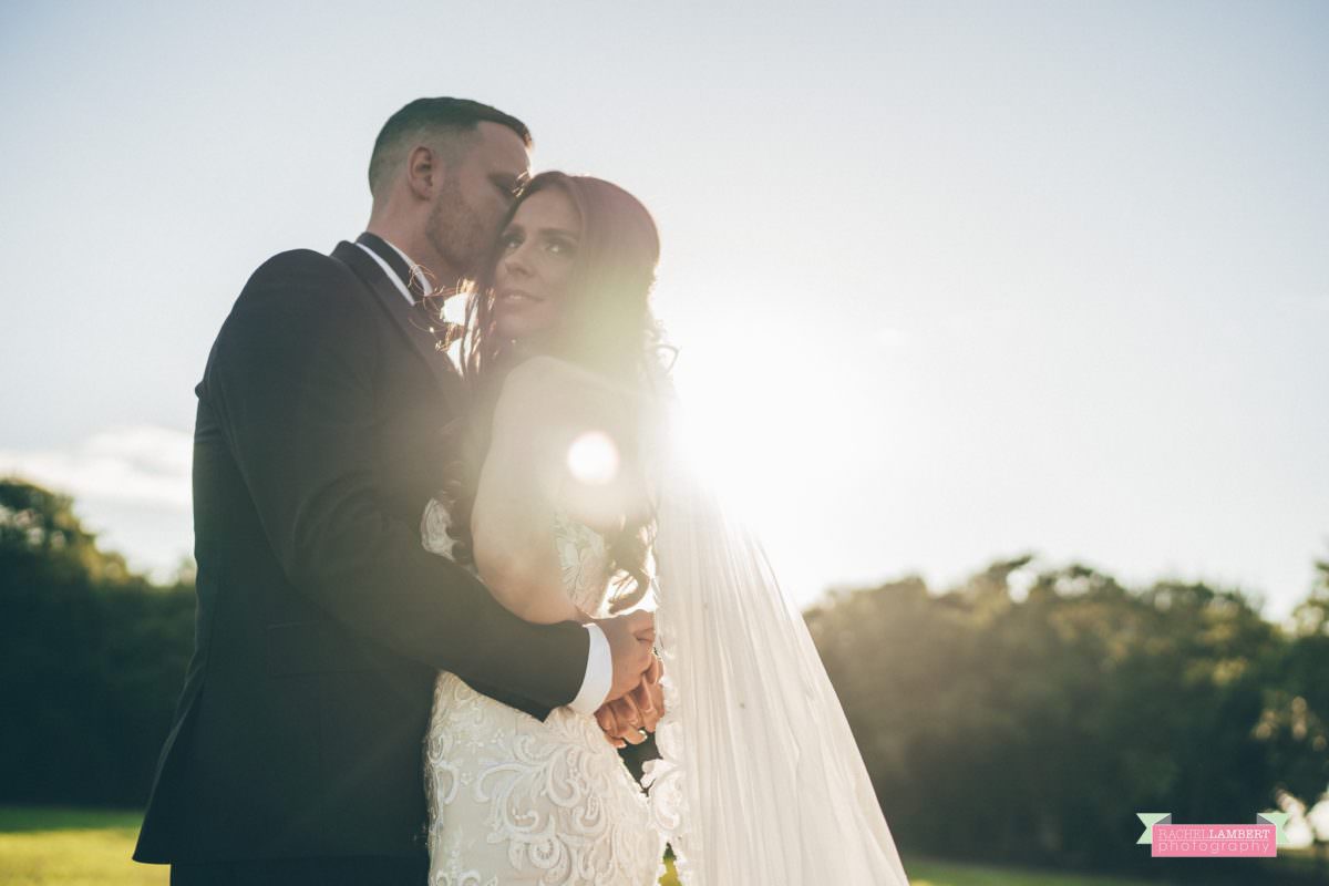 Cardiff Wedding Photographer Llanerch Vineyard rachel lambert photography couple portraits golden hour sunset