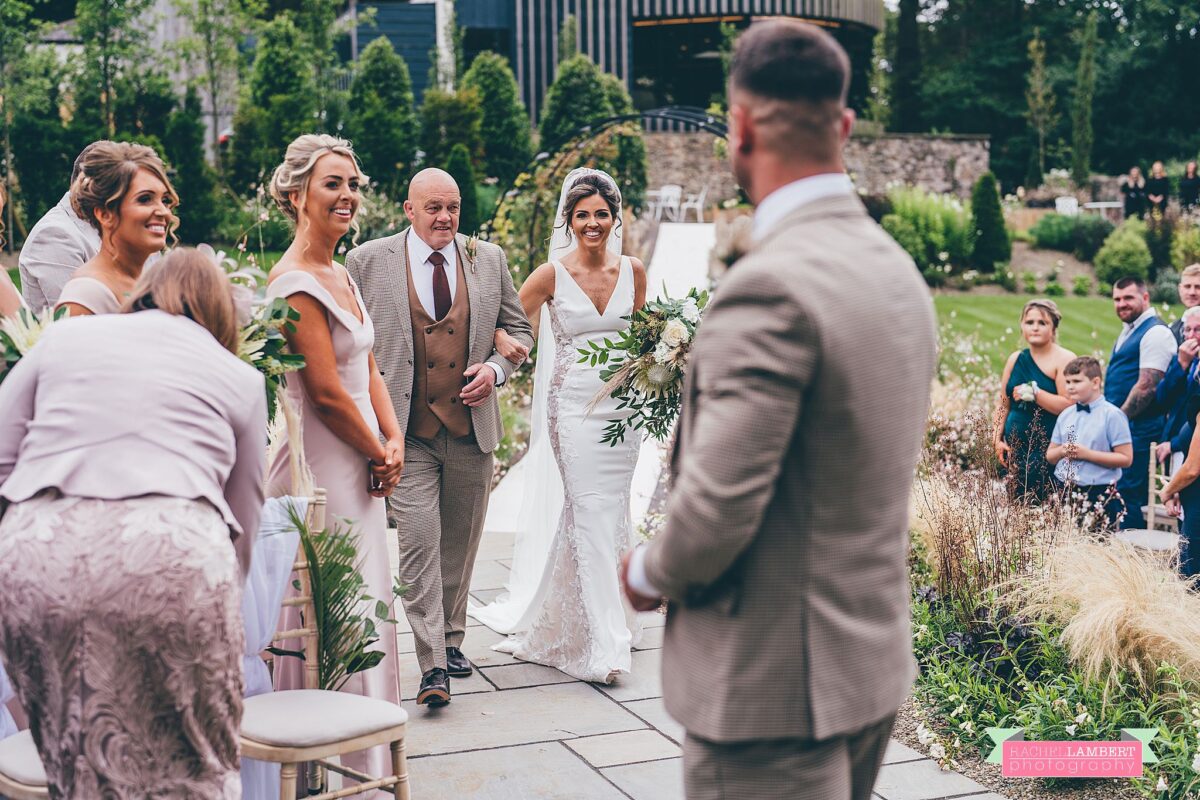 Fairyhill Weddings Walled Garden Ceremony Outdoors