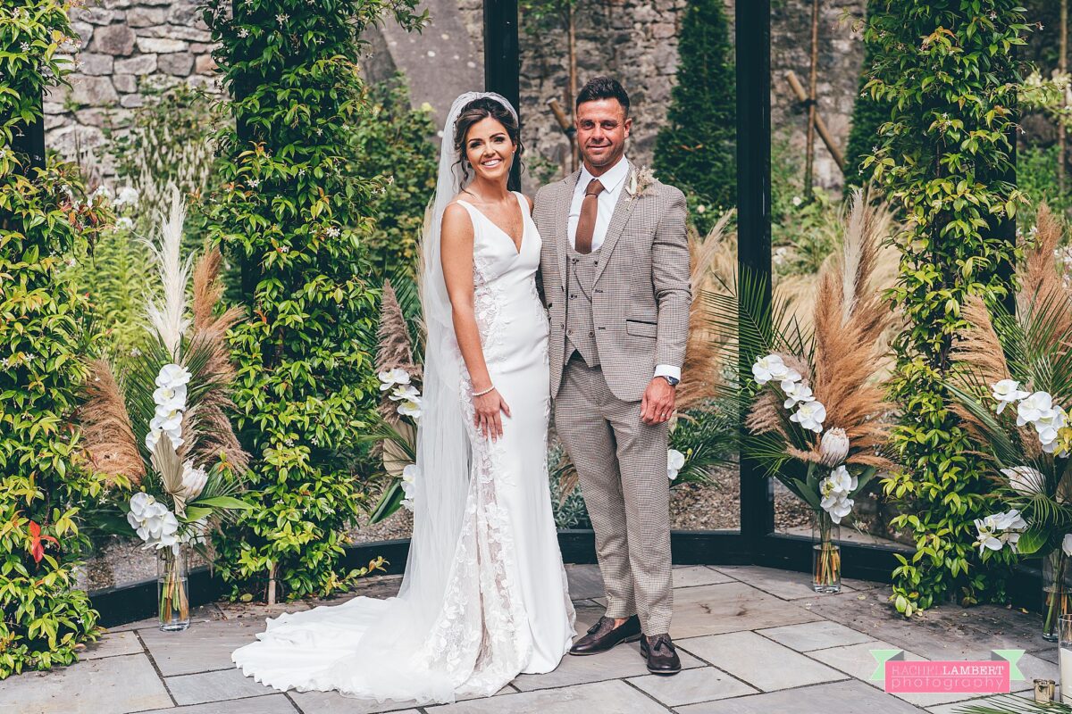 Fairyhill Weddings Walled Garden Ceremony Outdoors