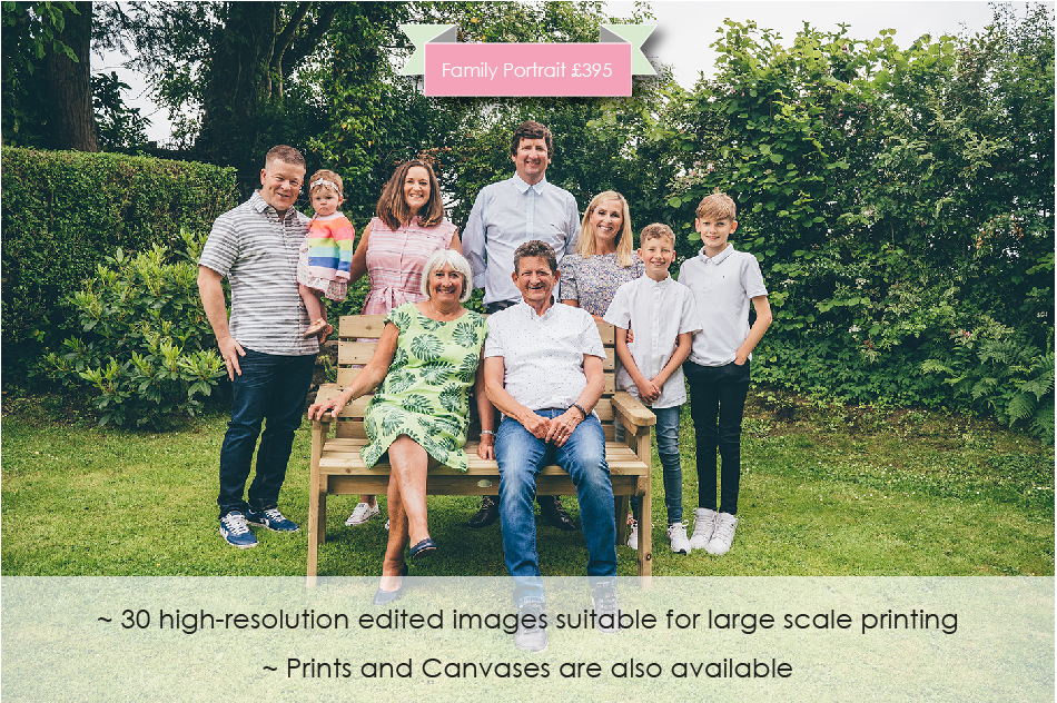 family portrait packages by Rachel Lambert Photography - Welsh photographer