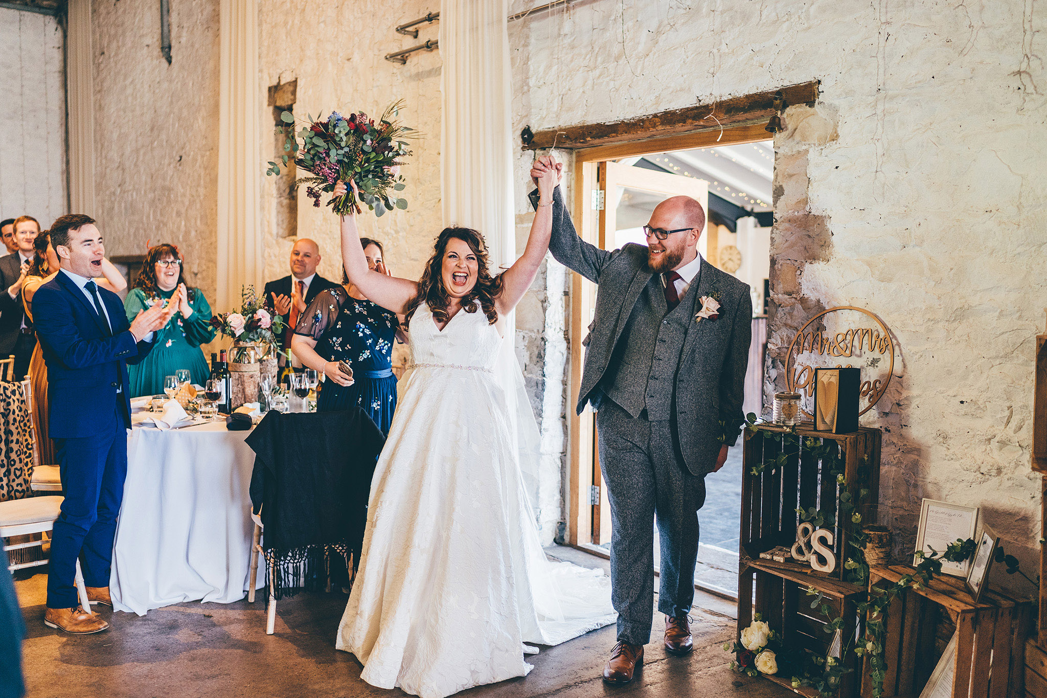 bride and groom rosedew farm