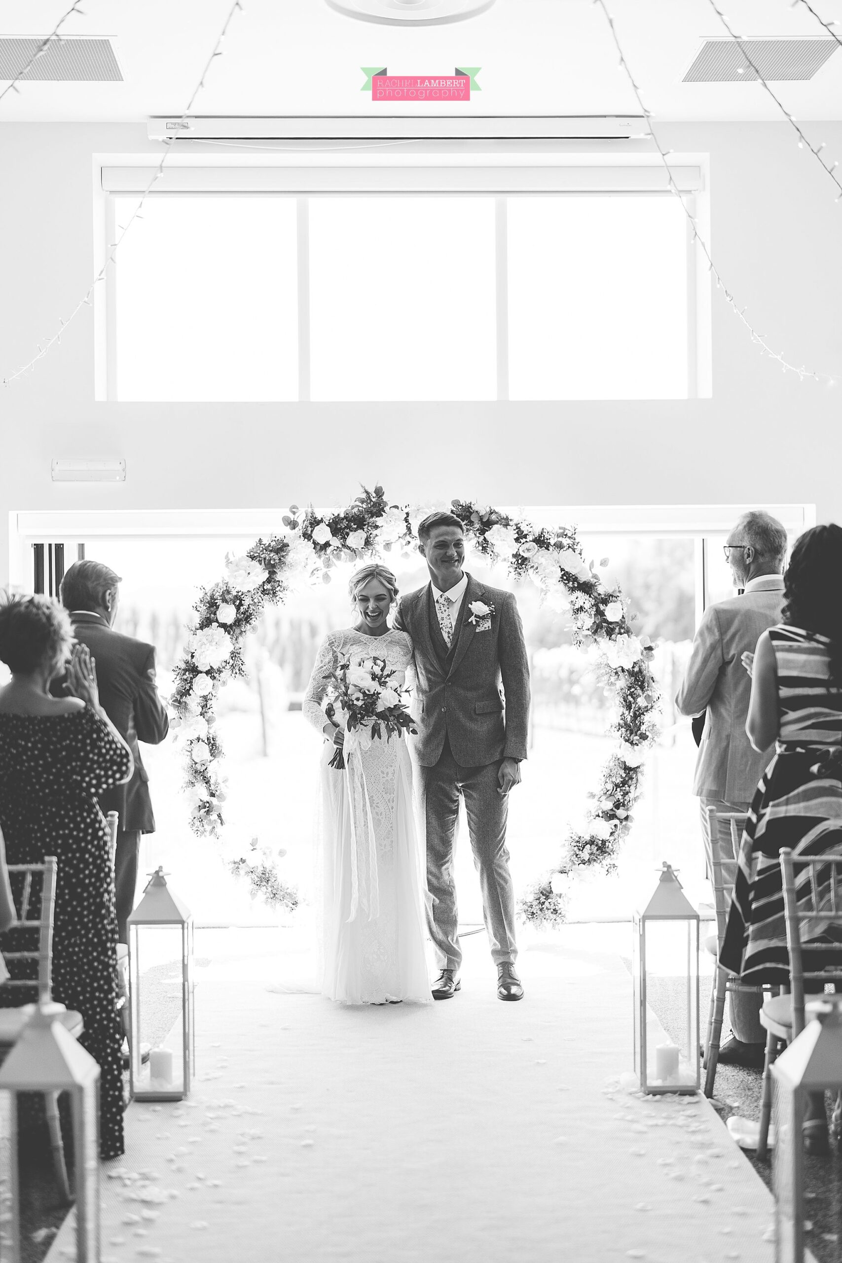 Llanerch Vineyard Wedding Photographer bride and groom