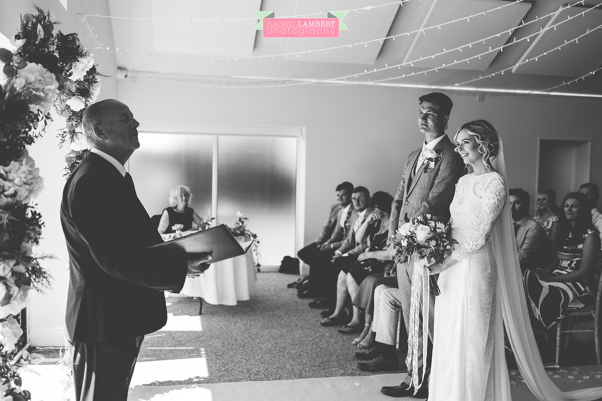 Llanerch Vineyard Wedding Photographer ceremony