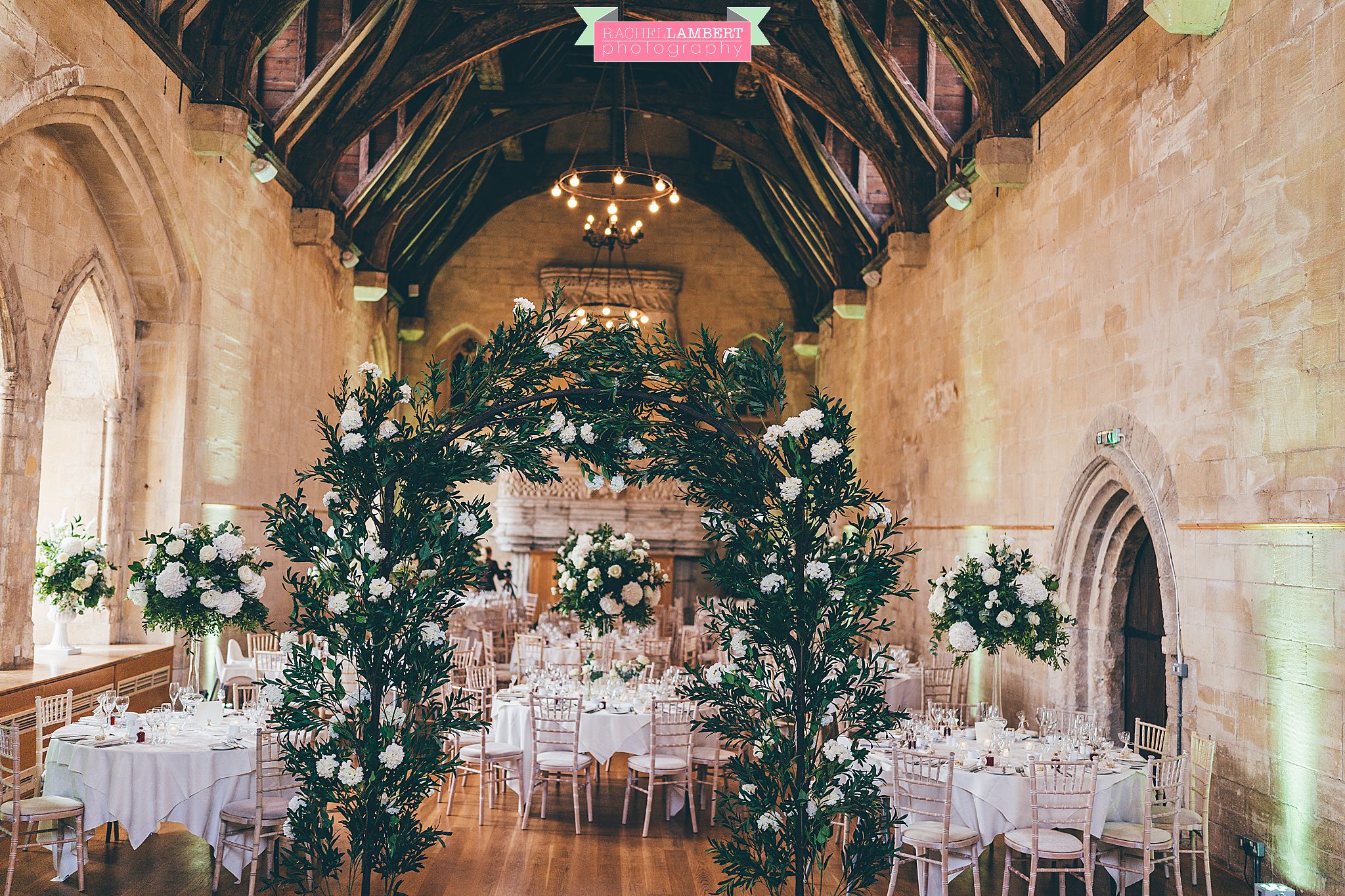 St Donats Castle Weddings room decor