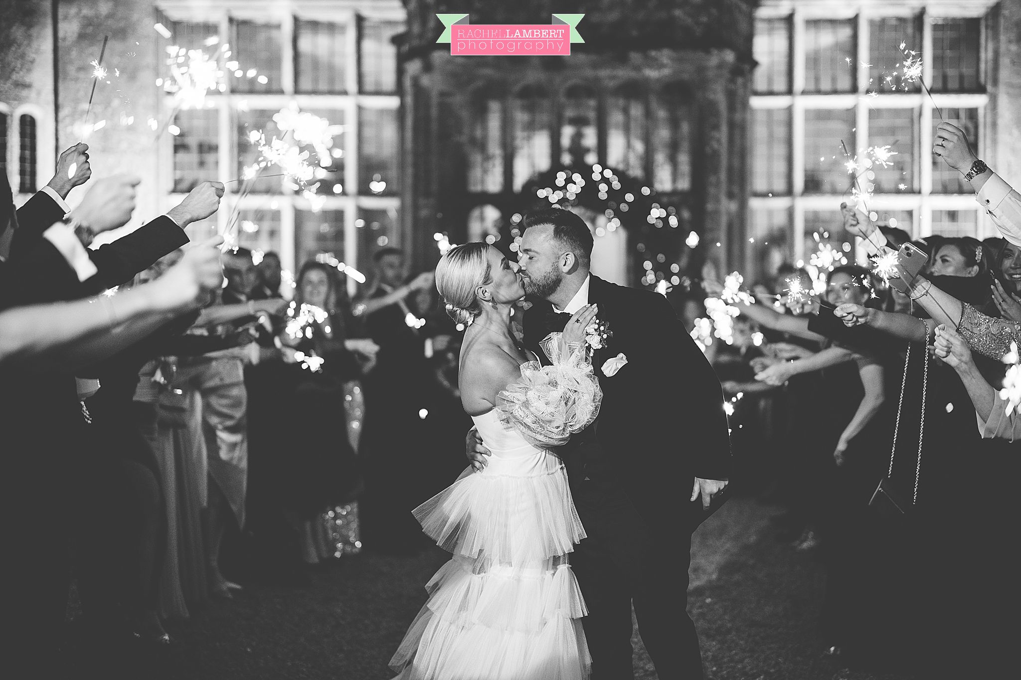 Brympton House Wedding sparklers