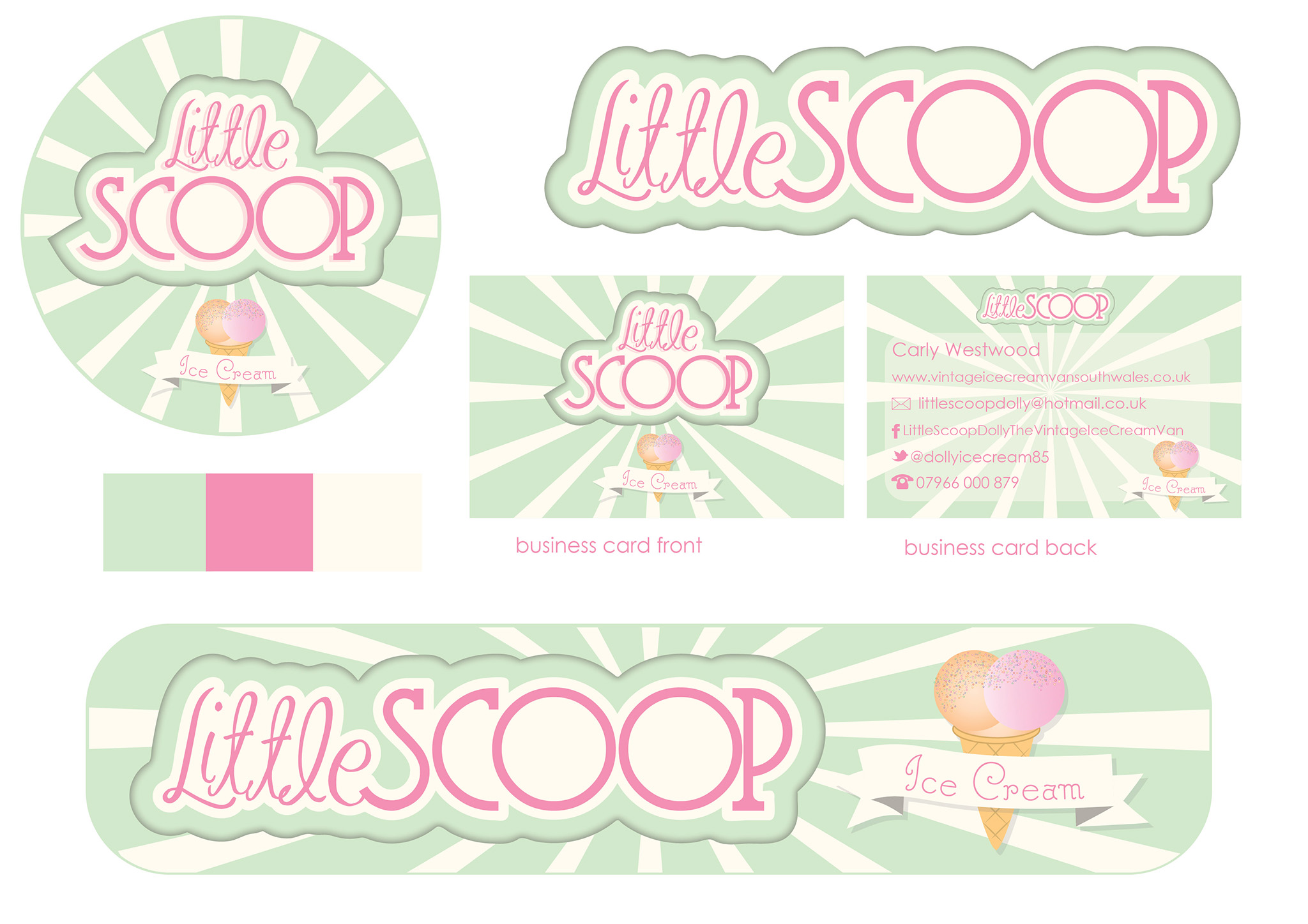branding little scoop graphic design<br />
