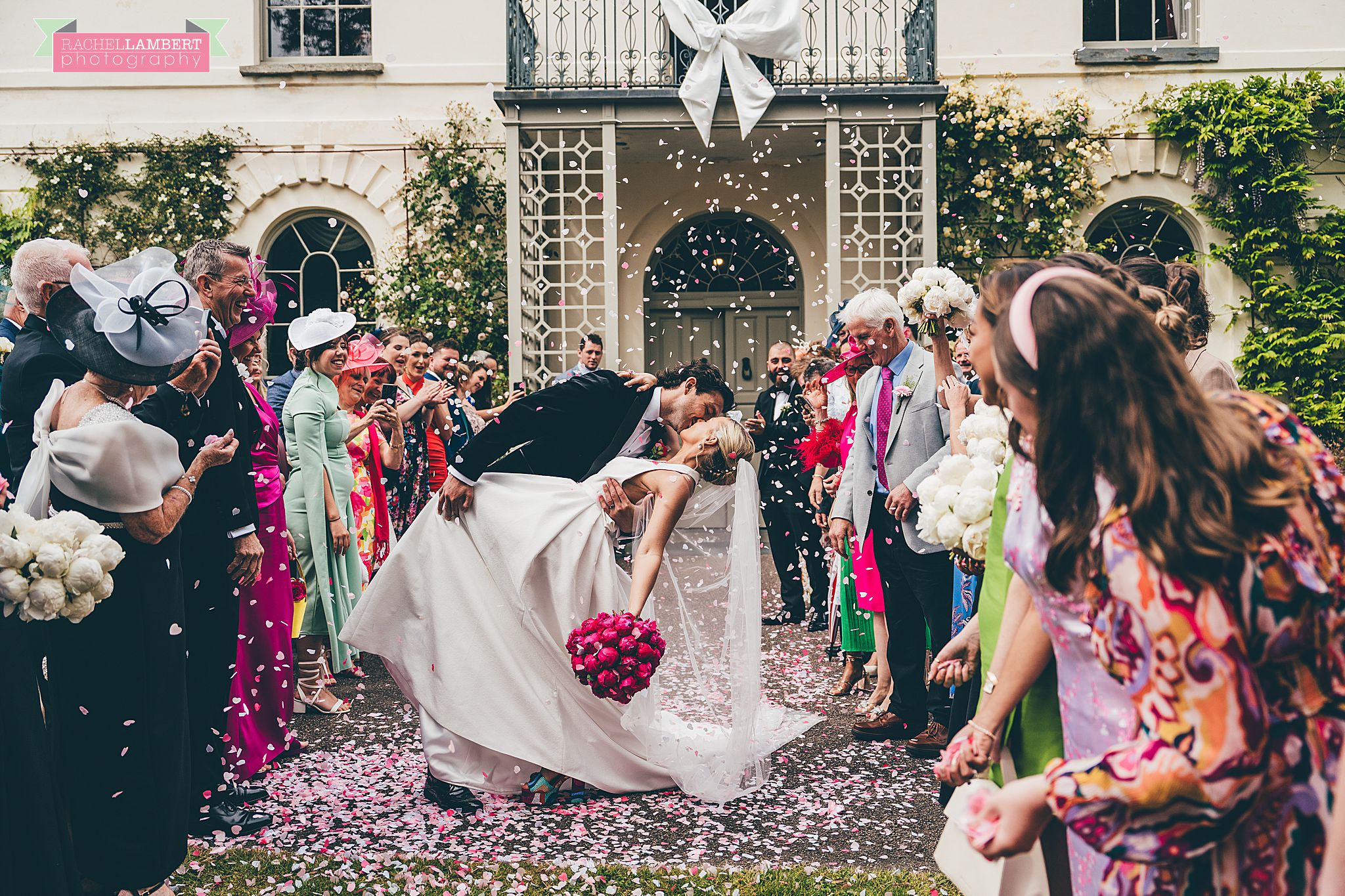 Cardigan Castle Wedding Photographer confetti