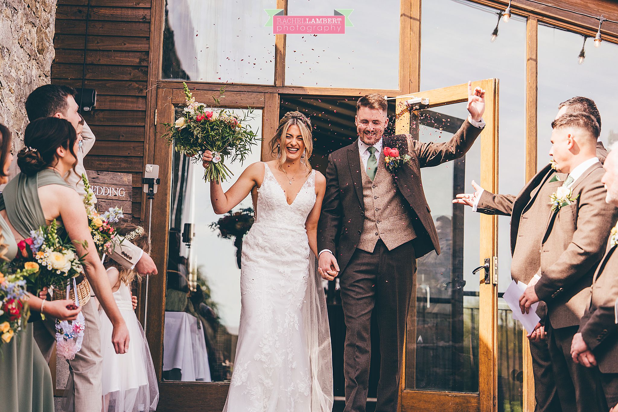 Rosedew Farm Wedding confetti