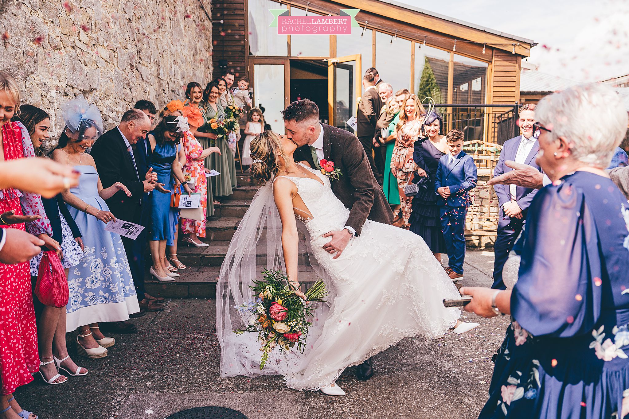 Rosedew Farm Wedding confetti