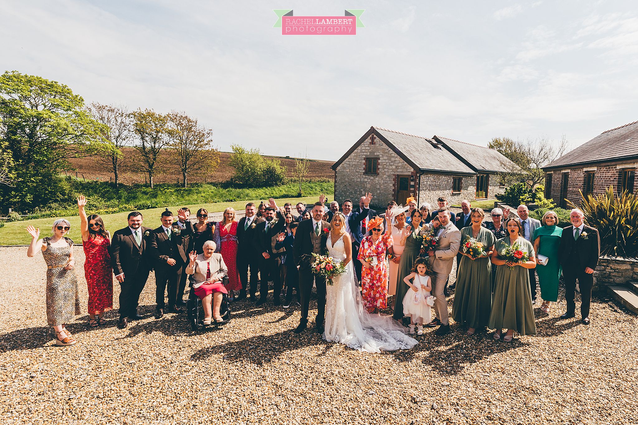 Rosedew Farm Wedding group phtos