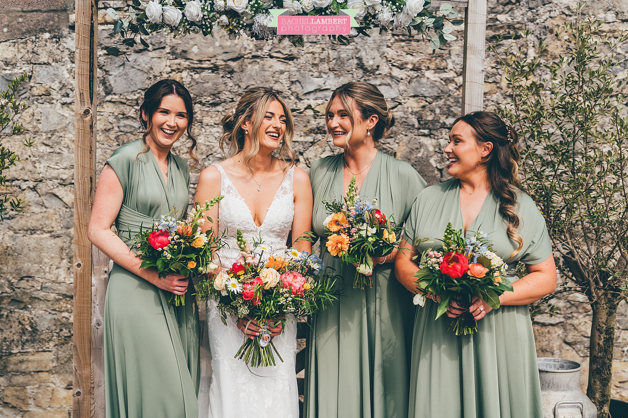 Rosedew Farm Wedding bridal party