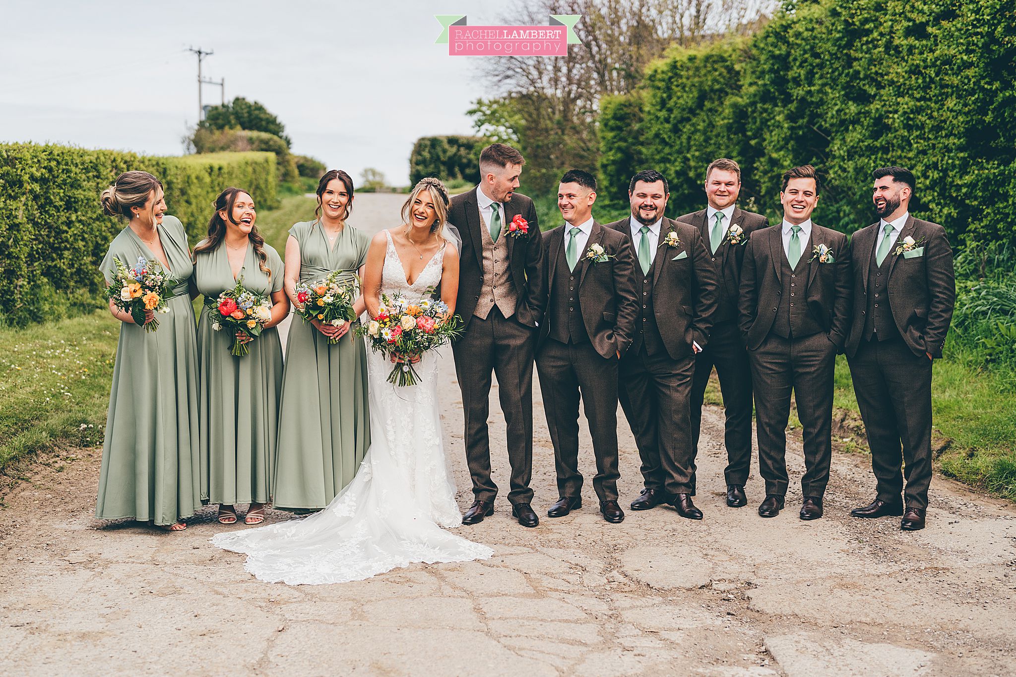 Rosedew Farm Wedding bridal party