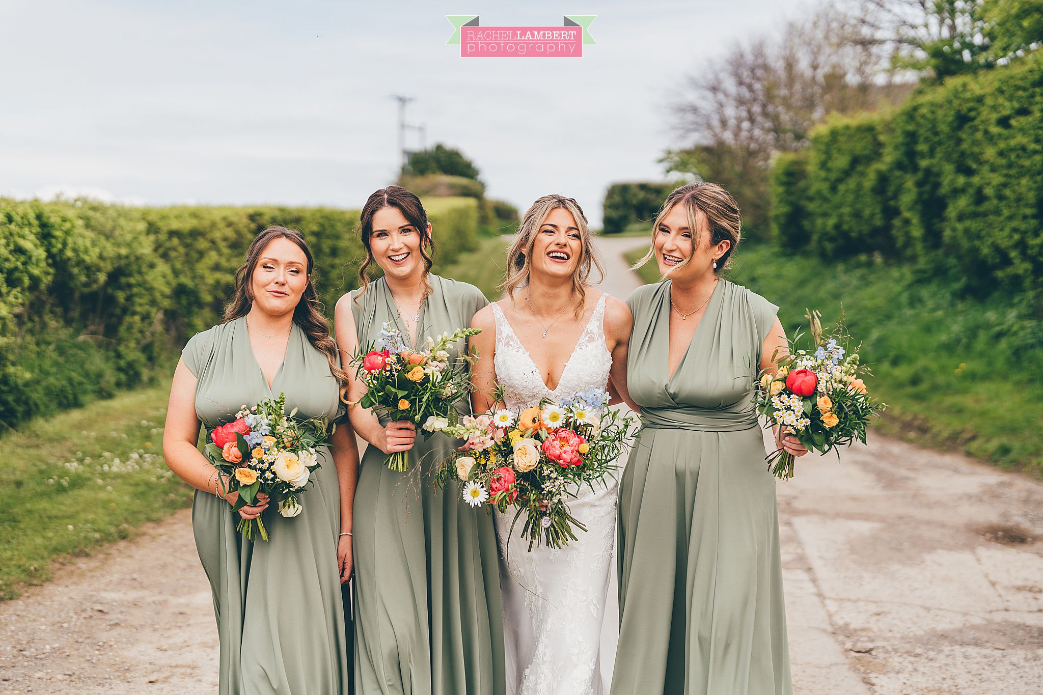 Rosedew Farm Wedding bridal party