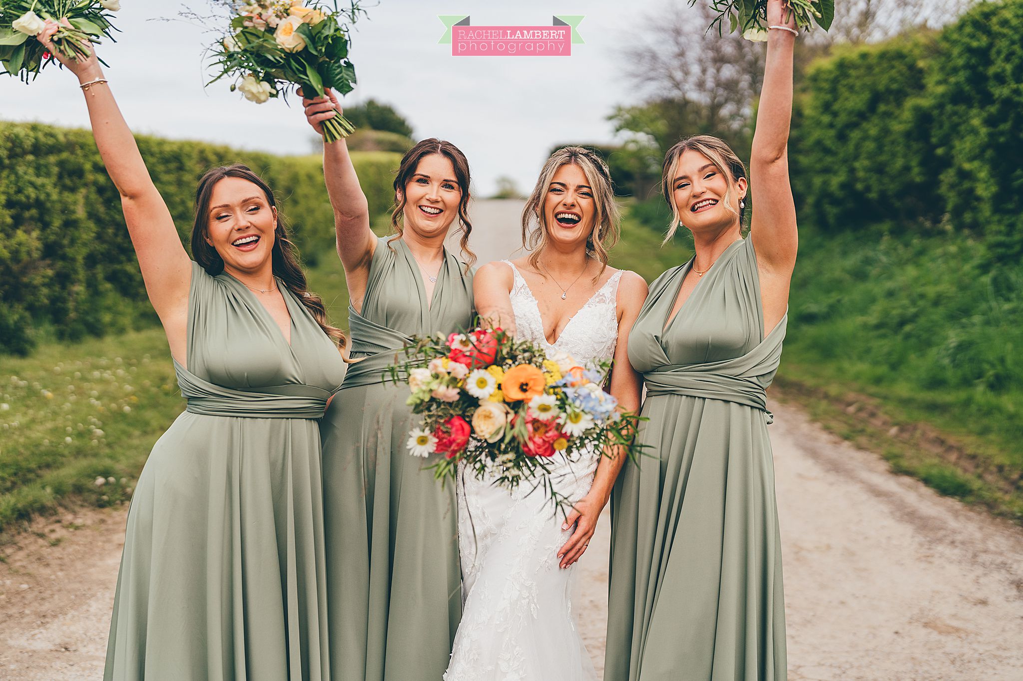 Rosedew Farm Wedding bridal party
