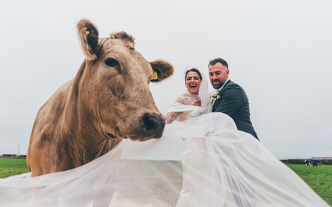 Glesni and Shaun Farm Wedding Cardigan